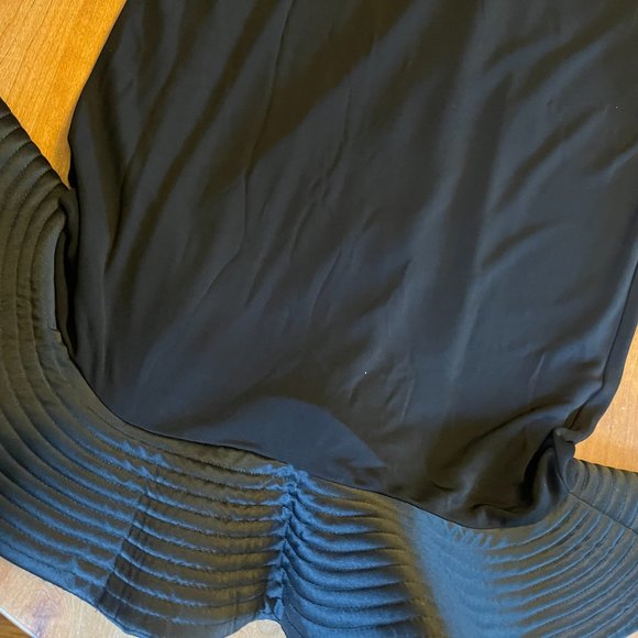 A.B.S. Collection Size 4 Single Shoulder Black Cocktail Dress - Picture 2 of 9